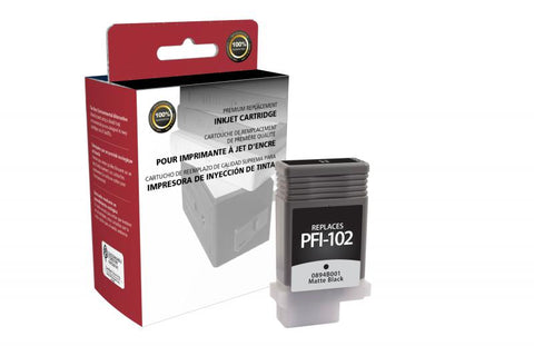 Clover Technologies Group, LLC CIG Compatible Matte Black Ink Cartridge (Alternative for Canon 0894B001 PFI-102)
