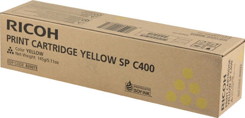 Ricoh Aficio SP C400DN Yellow Toner Cartridge (6000 Yield)
